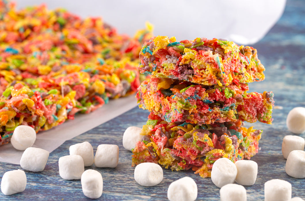 PRIDE Fruity Pebbles Krispie Treats